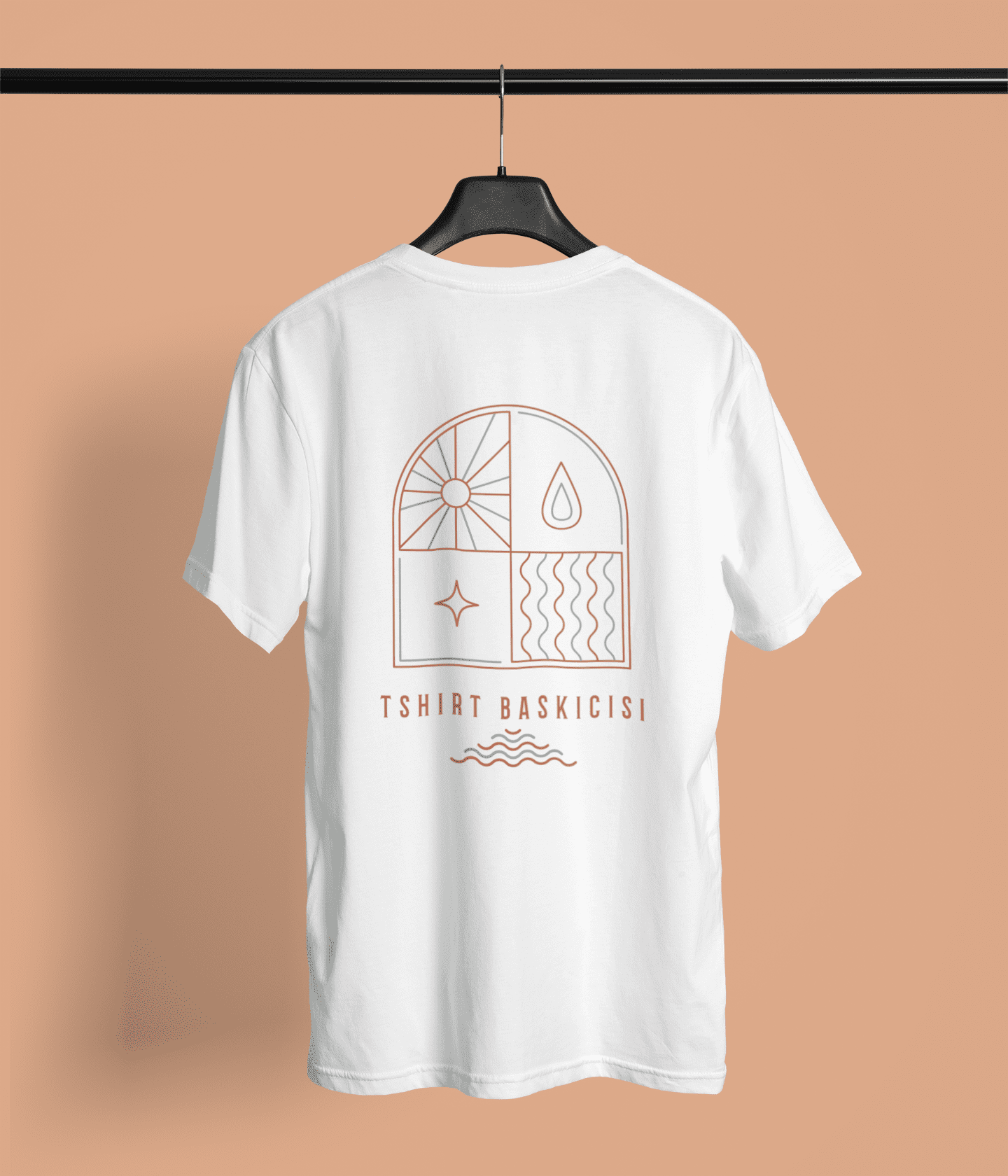 Premium Kalite Oversize Tişört Tasarla (Beyaz)
